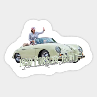 1959 Porsche 1600D Intermeccanica Roadster Convertible Sticker